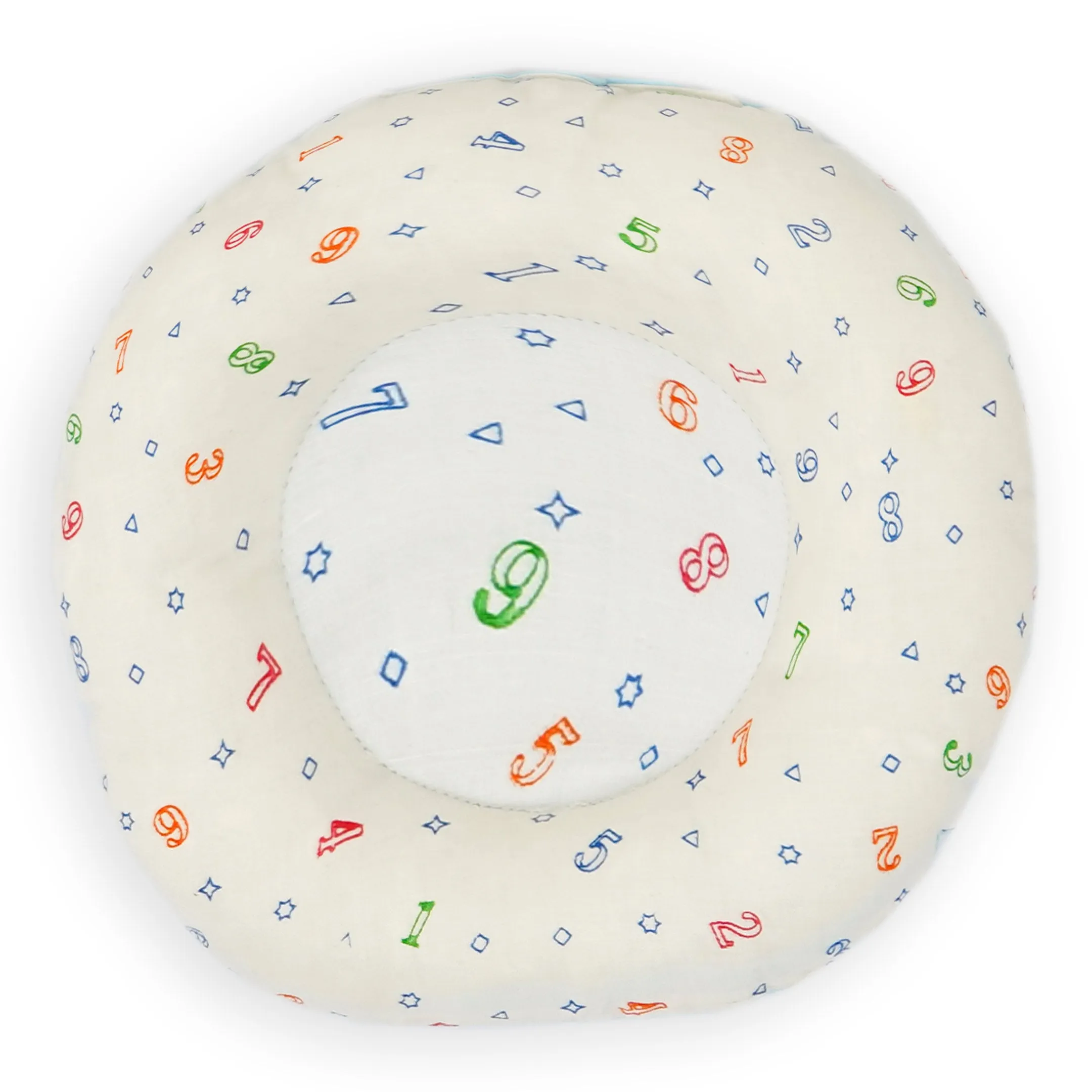 Little One Baby 4 Pcs Sleeping Set Printed Blue