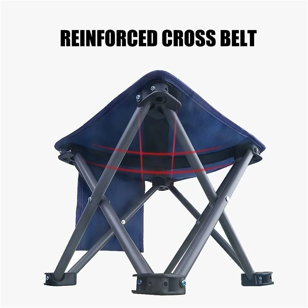 Lounge Deck Chair Ultralight Portable Mini Outdoor Chair Foldable Camping Stool Lightweight Fishing Chair for Hiking Picnic Gardening Beach Backpack with Carrying Bag-1