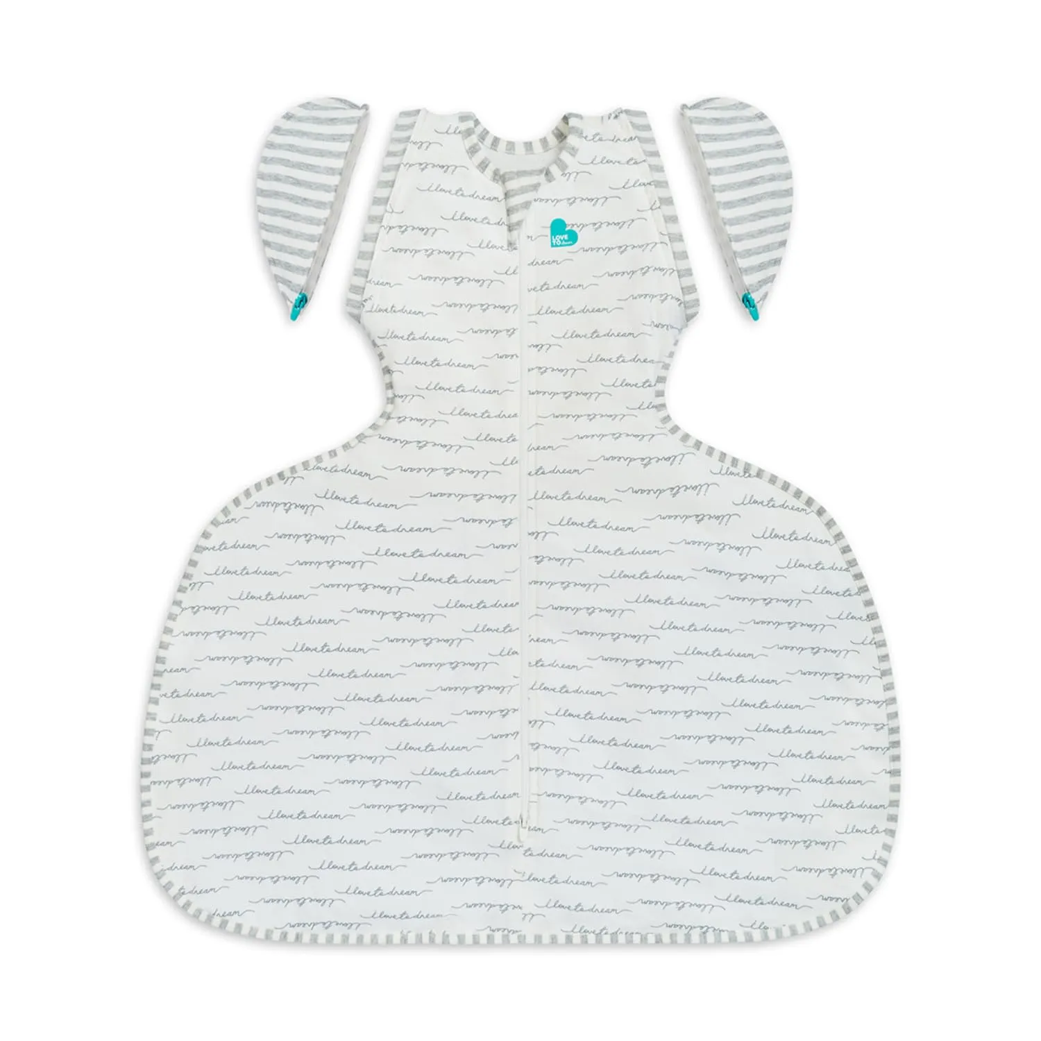 Love to Dream Swaddle UP Transition Bag, Hip Dysplasia, White, Medium, Specially Designed Swaddle Up with a Wider fit at The Bottom so That it can be Worn Over a Hip dysplasia Harness or Brace