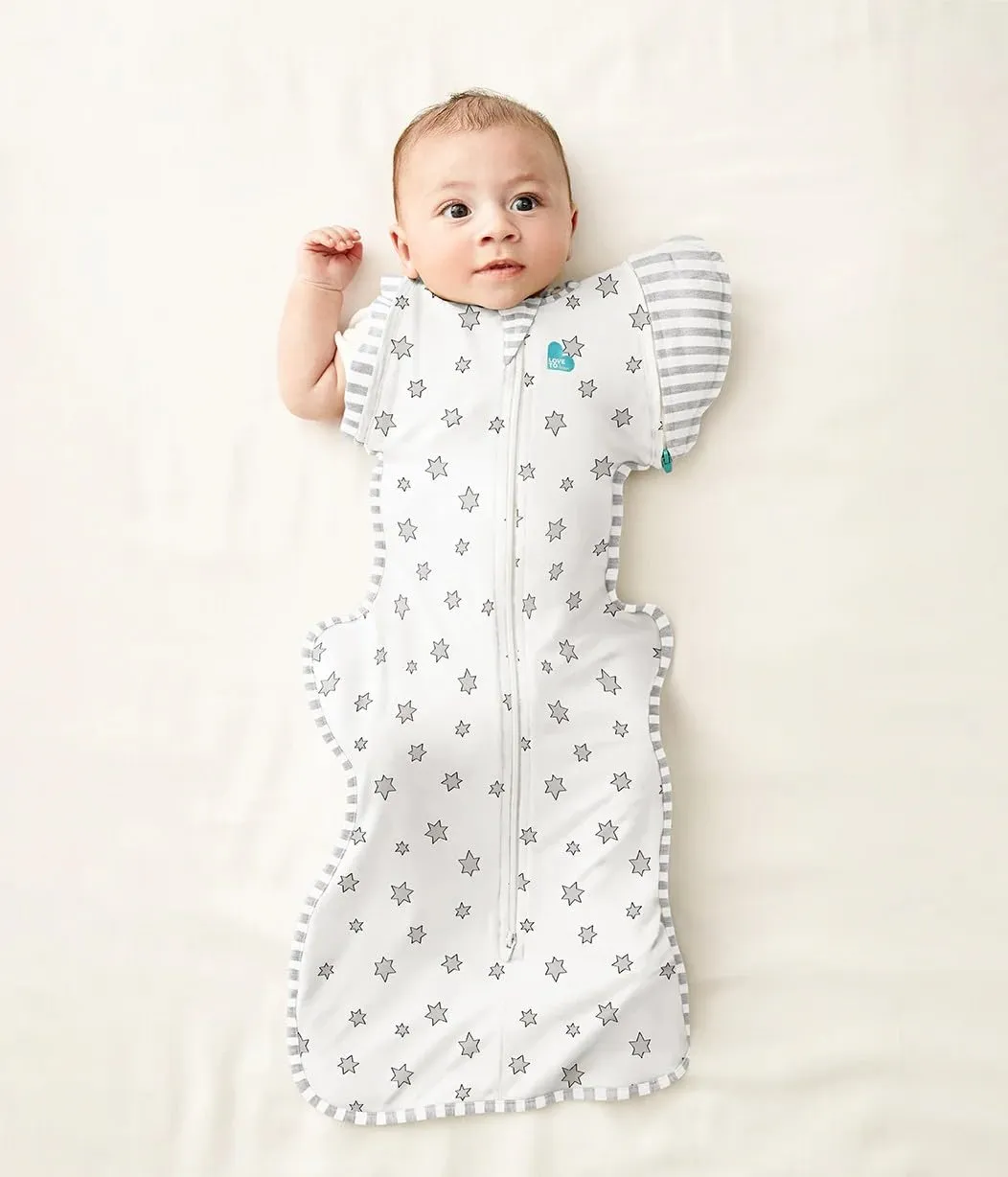 Love to Dream Swaddle UP Transition Bag, Silky-Lux, Super Soft Luxurious 100% Viscose from Bamboo, Lite 0.2TOG Cream Superstar, Medium, 13-19lbs