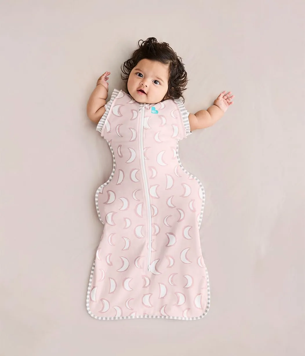 Love to Dream Swaddle Up Transition Swaddle, Patented Zip-Off Wings, Gently Help Baby Transition from Being Swaddled to Arms Free When Showing Signs of Rolling, 1.0 TOG, 13-19 lbs, Dusty Pink Eclipse