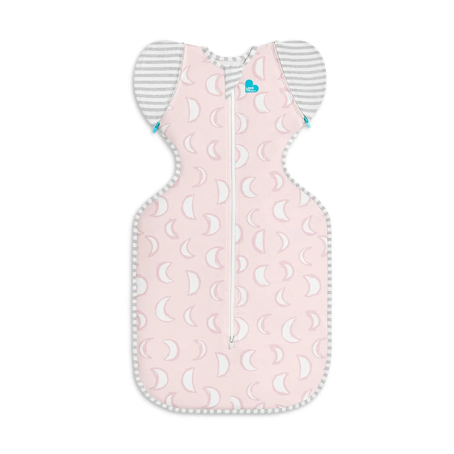 Love to Dream Swaddle Up Transition Swaddle, Patented Zip-Off Wings, Gently Help Baby Transition from Being Swaddled to Arms Free When Showing Signs of Rolling, 1.0 TOG, 19-24 lbs, Dusty Pink Eclipse