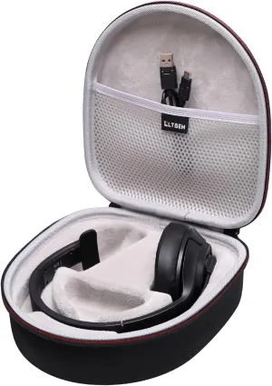 LTGEM Hard Case for BlueParrott B450-XT/B350-XT/S650-XT/B550-XT & JLab Go Work Gen 2 Noise Cancelling Bluetooth Headset - Travel Protective Carrying Storage Bag