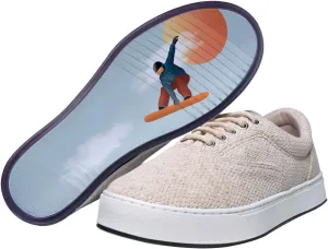 MaCae Original Knitting Lace-Up Recycled Linen Beige/Snow Boarding US Men's 10, Women's 11 Medium