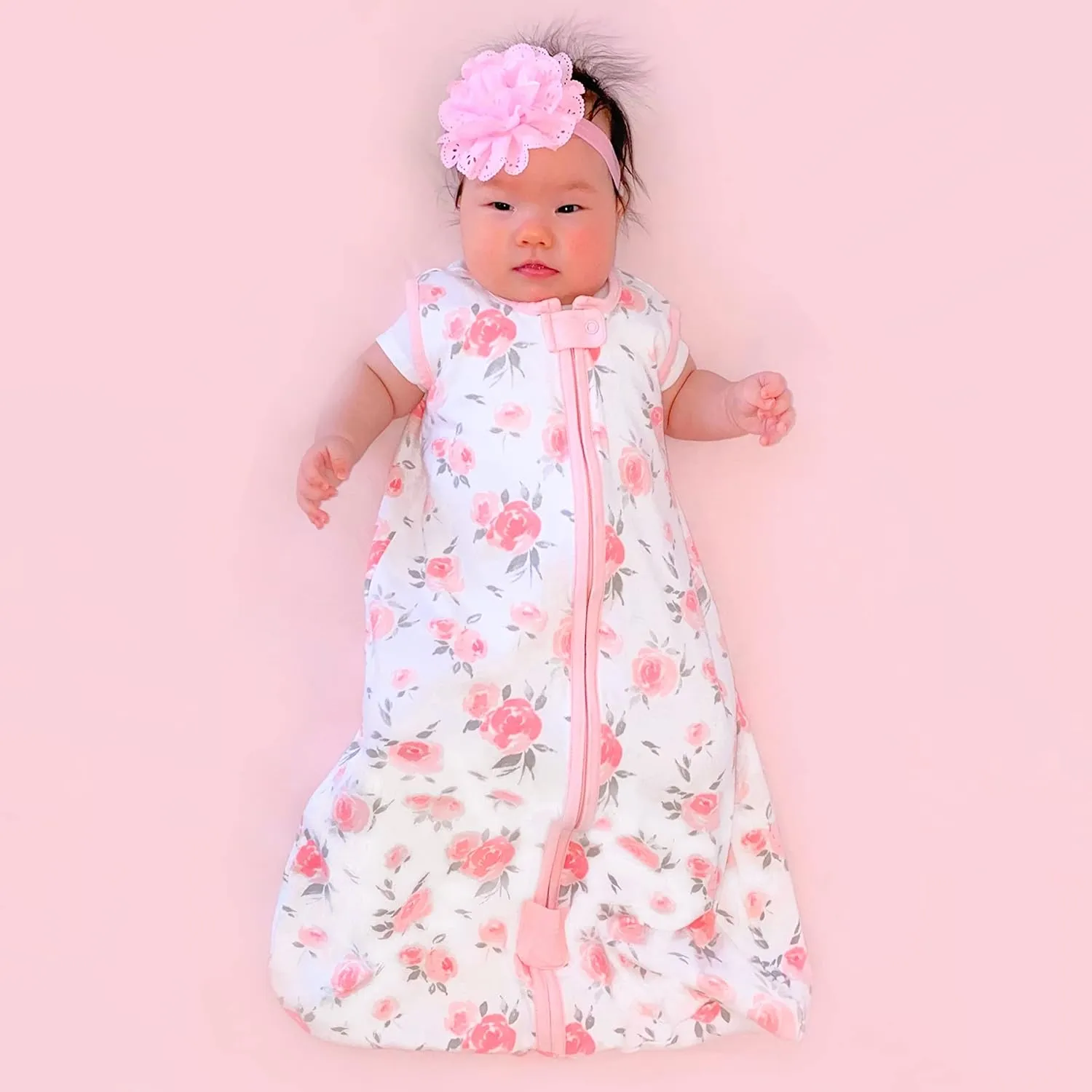 Mama Cheetah Baby Sleep Sack 0.5 TOG, Organic Cotton Baby Wearable Blanket with Two-Way Zipper, Swaddle Transition Baby Sleeping Bag for Newborn Infant Toddler Boy Girl, 24-48 Months