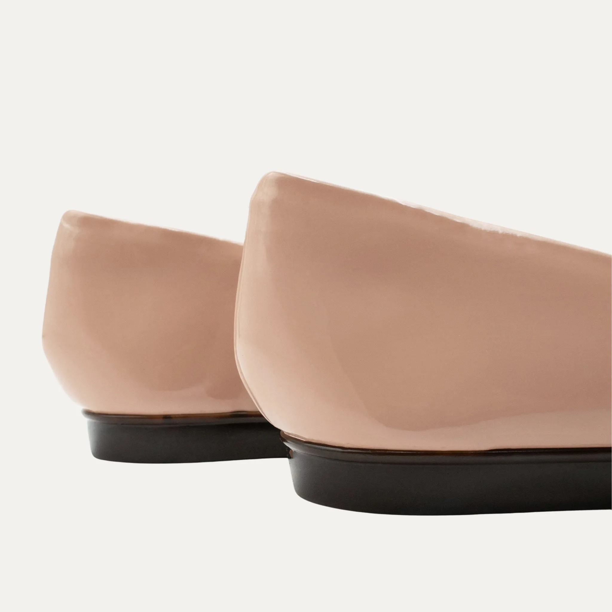 Maria Crystal Ribbon Antique Ballet Flats