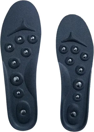 Massage Magnetic Acupressure Insoles, Acupressure Magnetic Massage Shoe Insoles, Foot Therapy Reflexology Orthotic Insoles for Flat Feet, Plantar Fasciitis,L,2 Pairs