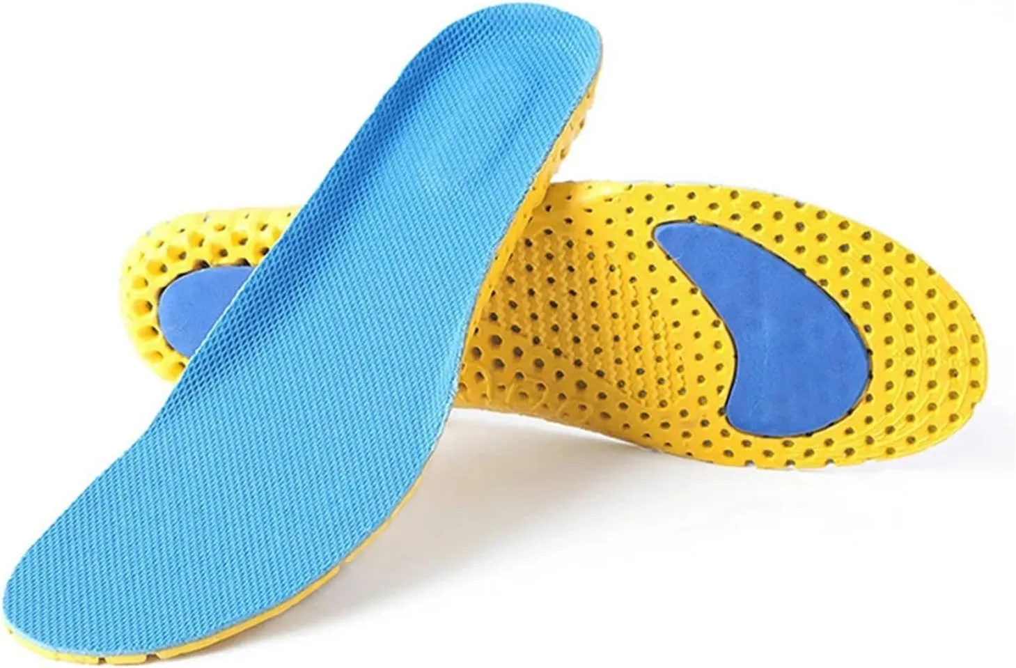 Memory Foam Insoles for Shoes Sole Mesh Cushion Running Insoles for Feet Man Women Orthopedic Insoles(Small)