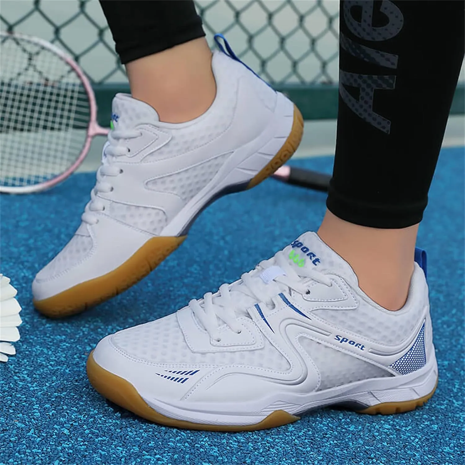 Men's Badminton Shoes Non-Slip Cushioning Breathable Court Shoes