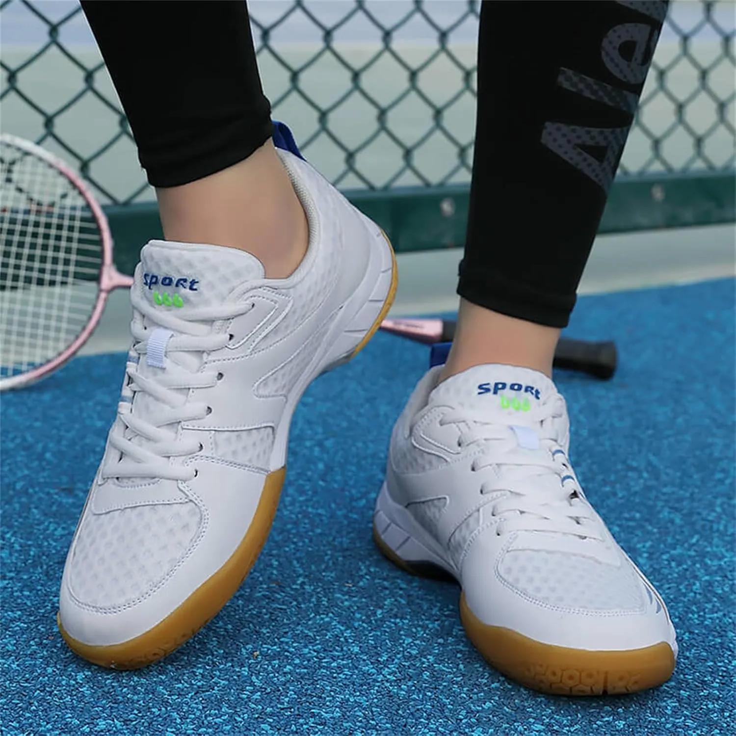 Men's Badminton Shoes Non-Slip Cushioning Breathable Court Shoes