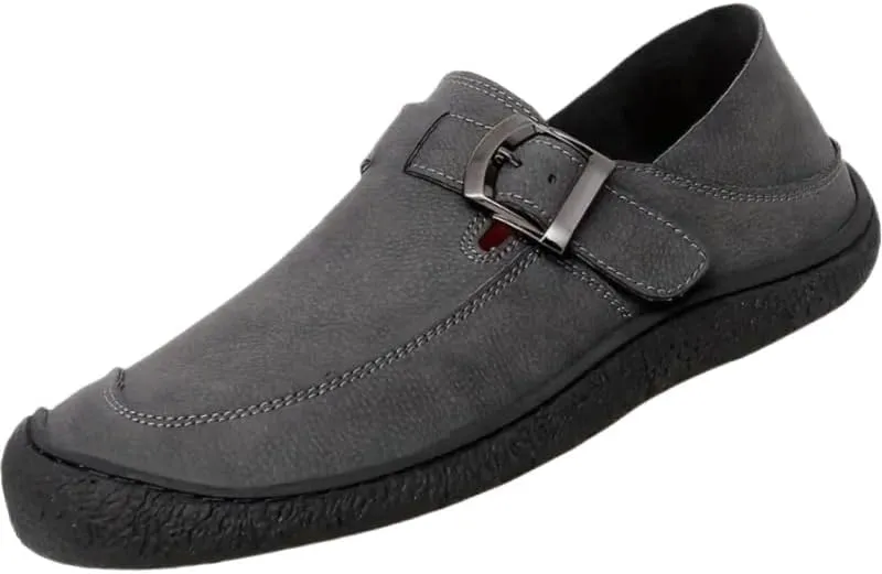 Men's Large-Sized Casual Business Shoes with Anti-Slip Rubber Soles and Breathable Linings - Suitable for Office, Daily and semi-Formal Occasions, Comfortable and Fashionable