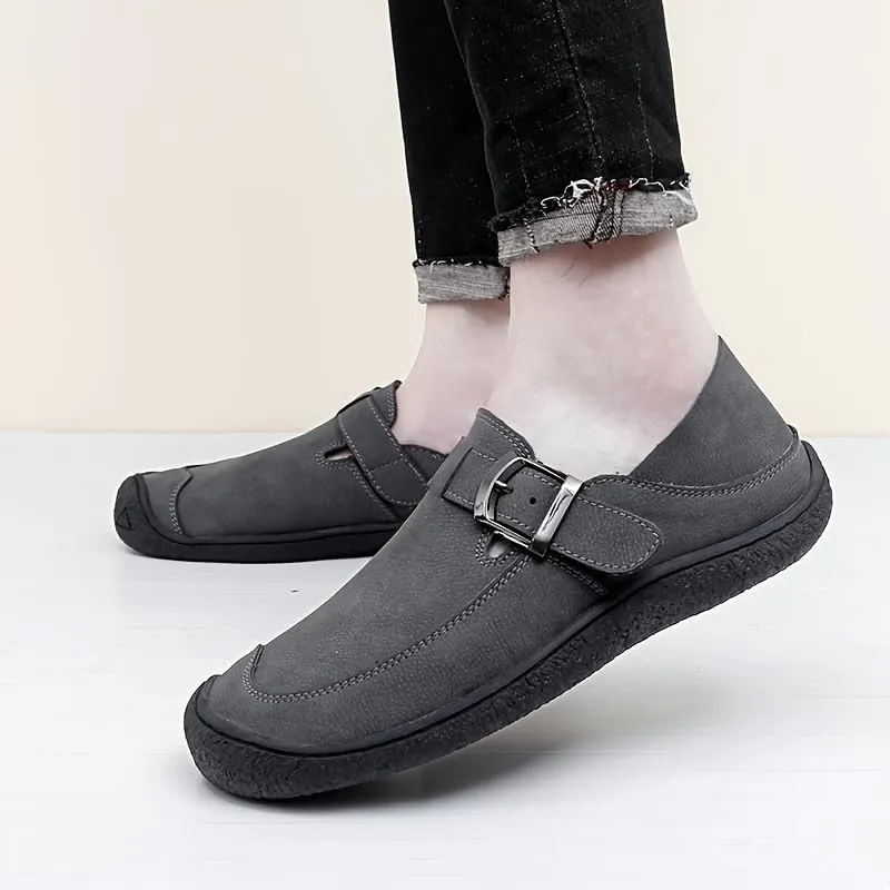 Men's Large-Sized Casual Business Shoes with Anti-Slip Rubber Soles and Breathable Linings - Suitable for Office, Daily and semi-Formal Occasions, Comfortable and Fashionable