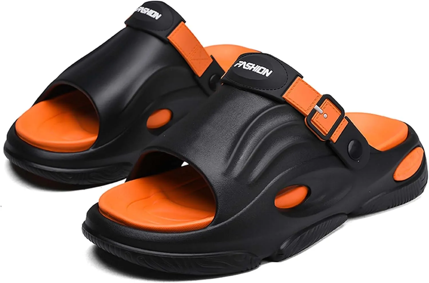 Men's Shallow Mouth Wide Casual Garden Shoes, Comfortable Swimming Pool Walking Shoes, Classic Lightweight Comfortable Beach Wading Shoes