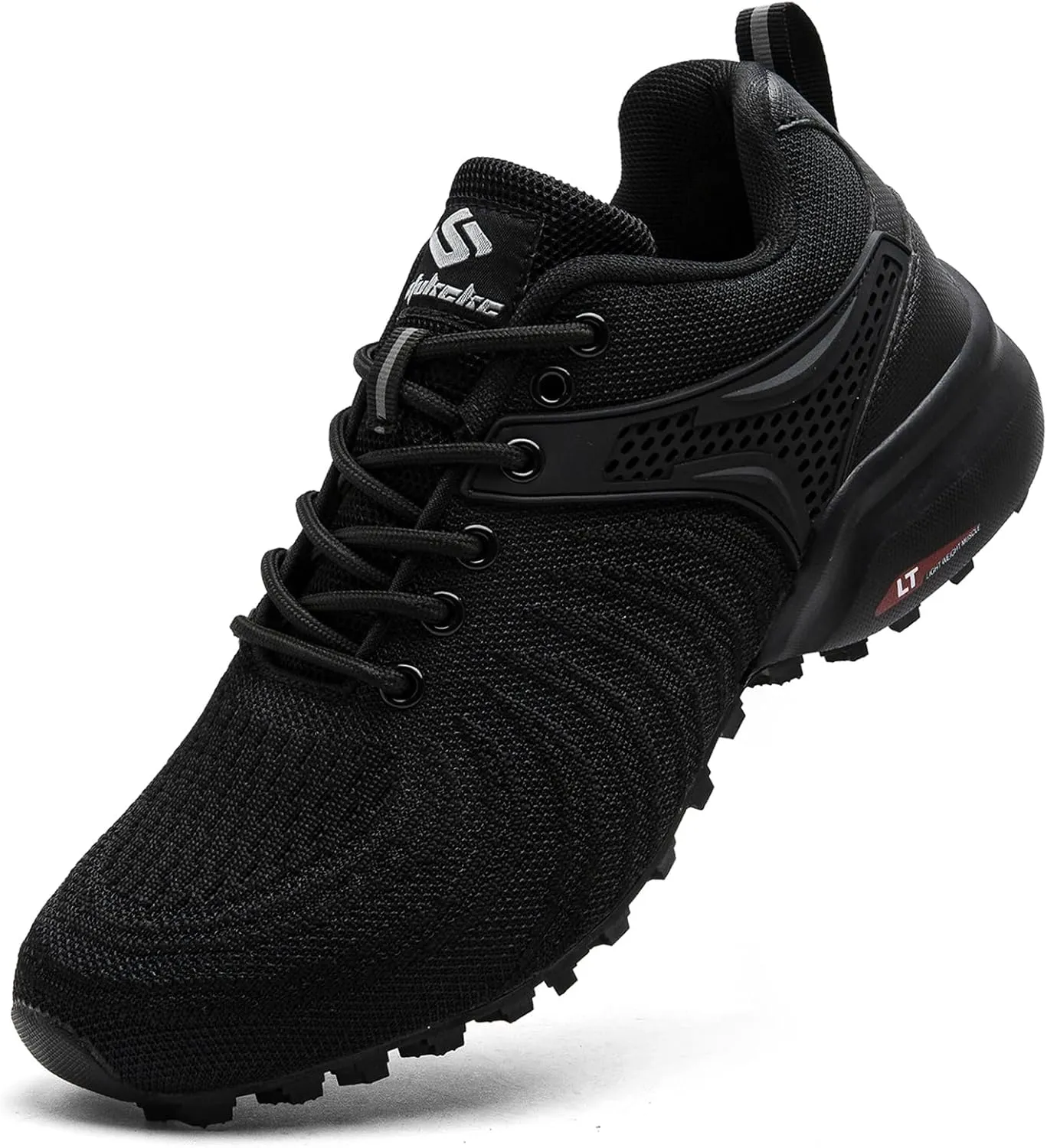 Men's Trail Running Shoes Lightweight Breathable Walking Hiking Sneakers Outdoor Athletic Tennis Cross Training Shoes