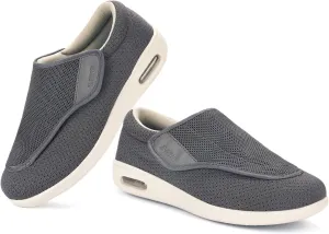 Men's Wide Width Diabetic Shoes Adjustable Closure for Arthritis Swollen Edema Plantar Fasciitis Swollen Feet Walking Shoes