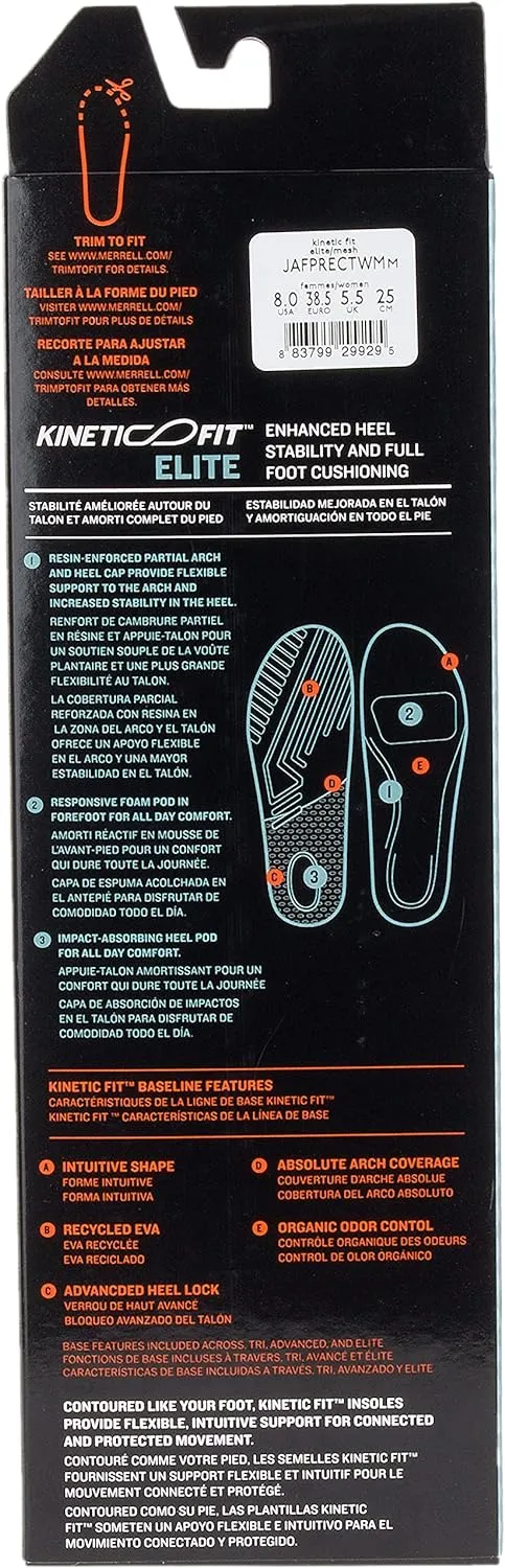 Merrell Elite Kinetic Fit Insoles (Men's US 11)
