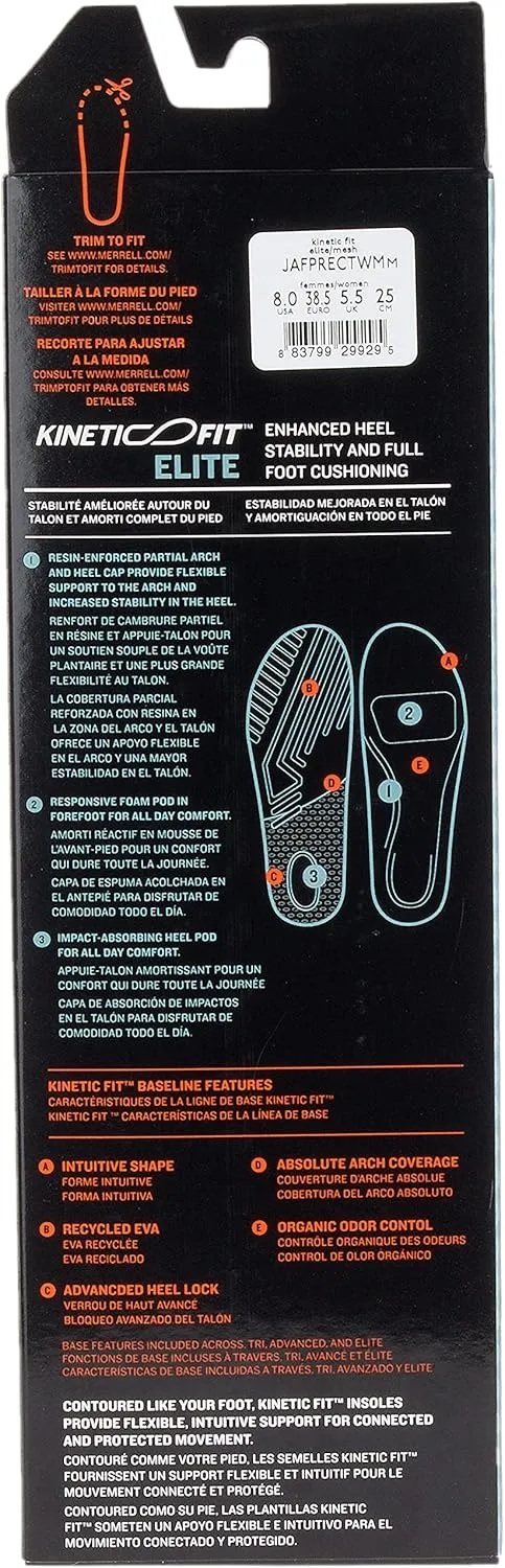 Merrell Elite Kinetic Fit Insoles (Men's US 13)