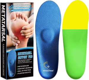 Metatarsalgia Insoles with Metatarsal Pads, Plantar Fasciitis Orthotic Metatarsal Arch Support Inserts, Comfort Casual Everyday Insoles for Morton's Neuroma,Ball of Foot Pain Relief-F