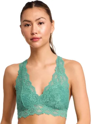 Mia Lace Bralette for Women, Unpadded and Unlined Wireless Bra, Perfect Racerback Everyday Lingerie