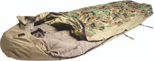 Mil-Tec Trilaminate Durable Waterproof Lightweight Breathable Tactical Outdoor Camping Hiking Generous Cut Sleeping Bag Cover with Zip Closure | Suitable for Various Sleeping Bags