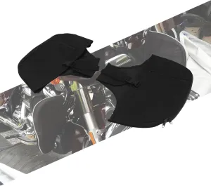 Motorcycle Soft Lowers Chaps Engine Guard Cover Leg Warmer Bag Fit For Harley Touring Road King Street Glide Road Glide Electra Glide and Trike Models 1980-2025