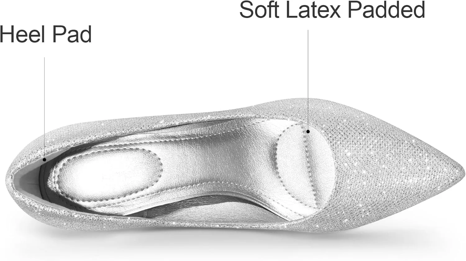 mysoft Kitten Heels for Women Low Heel Pumps 2 Inch Closed Toe Wedding Dress Shoes