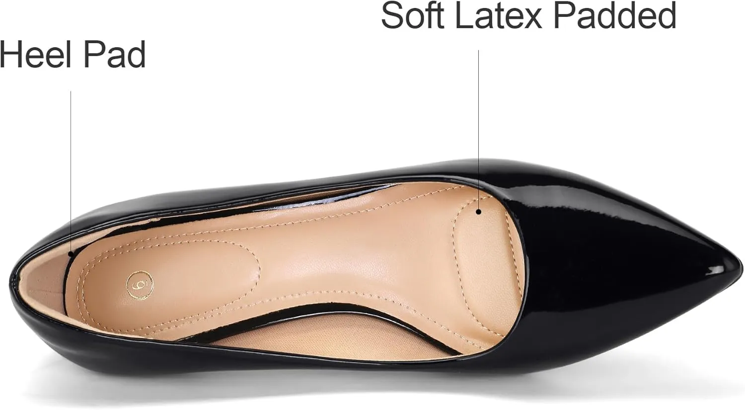 mysoft Kitten Heels for Women Low Heel Pumps 2 Inch Closed Toe Wedding Dress Shoes