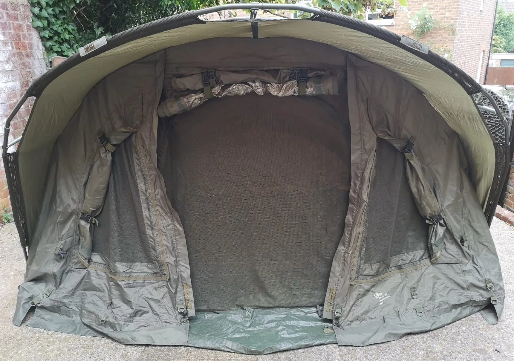 Nash Double Top Professional MK3 1 Man Bivvy   Groundsheet