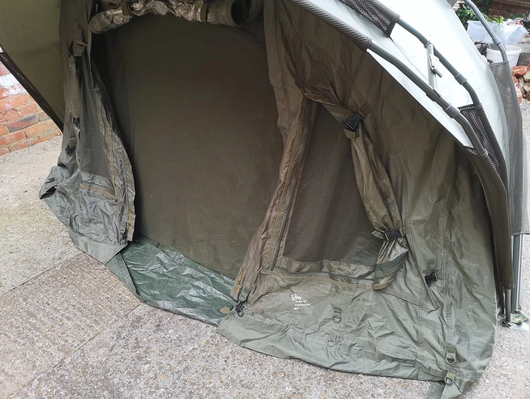 Nash Double Top Professional MK3 1 Man Bivvy   Groundsheet