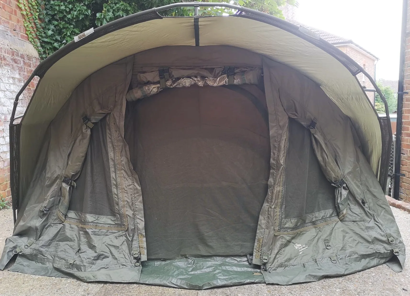 Nash Double Top Professional MK3 1 Man Bivvy   Groundsheet