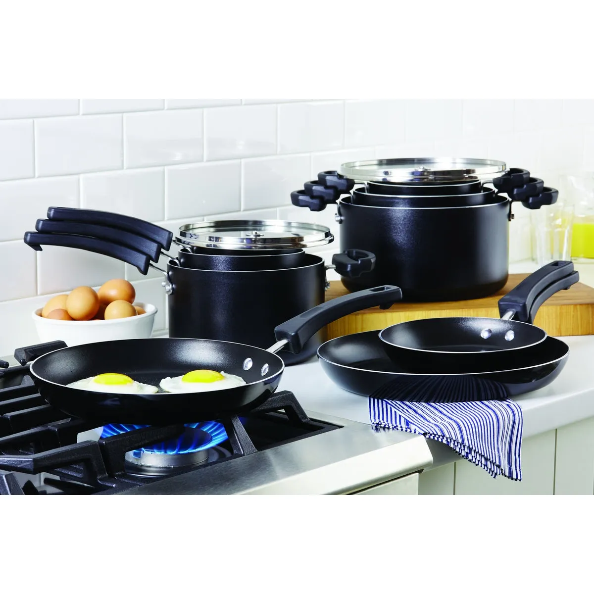 Neat Nests Aluminium Frying Pan Twinpack
