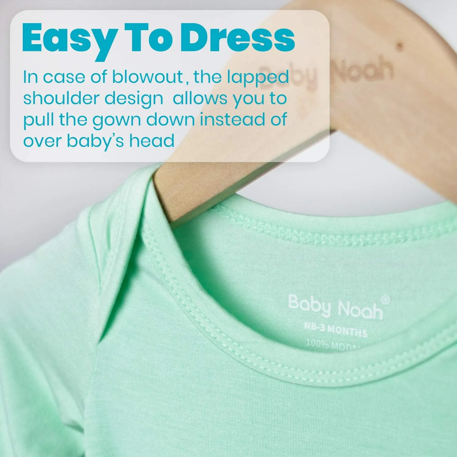 Newborn Baby Knotted Gown, Super Soft Silky Infant Long Sleeve Sleeper for Baby Girl and Boy Sleeping Bag with Hat