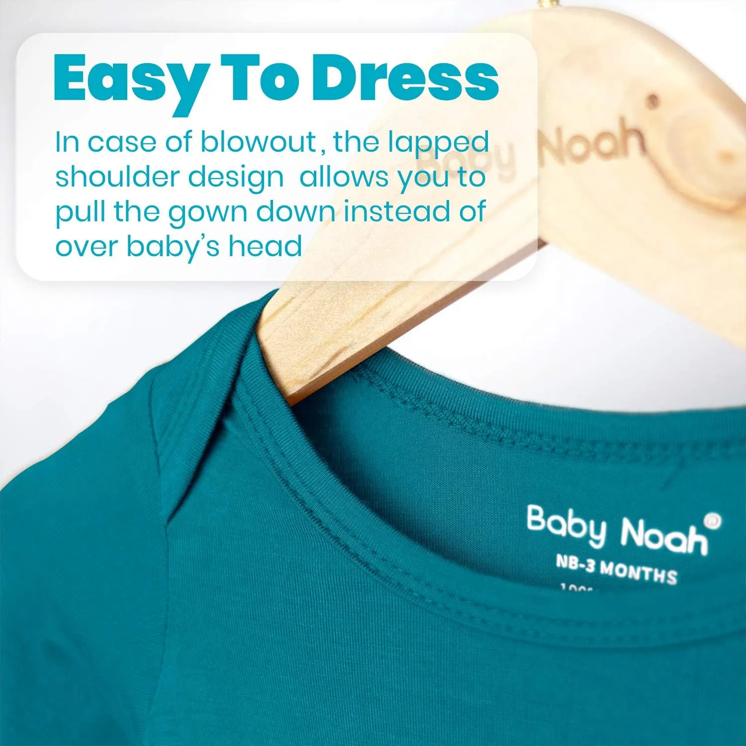 Newborn Baby Knotted Gown, Super Soft Silky Infant Long Sleeve Sleeper for Baby Girl and Boy Sleeping Bag with Hat