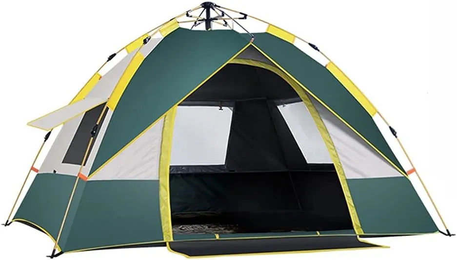 NIEH Tents Dome Frame Pop-Up Outdoor Camping Thick Rainstorm, Automatic Pop-up, Sunscreen Quick-Open Outdoor Camping 2-3 People Light Portable
