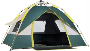 NIEH Tents Dome Frame Pop-Up Outdoor Camping Thick Rainstorm, Automatic Pop-up, Sunscreen Quick-Open Outdoor Camping 2-3 People Light Portable
