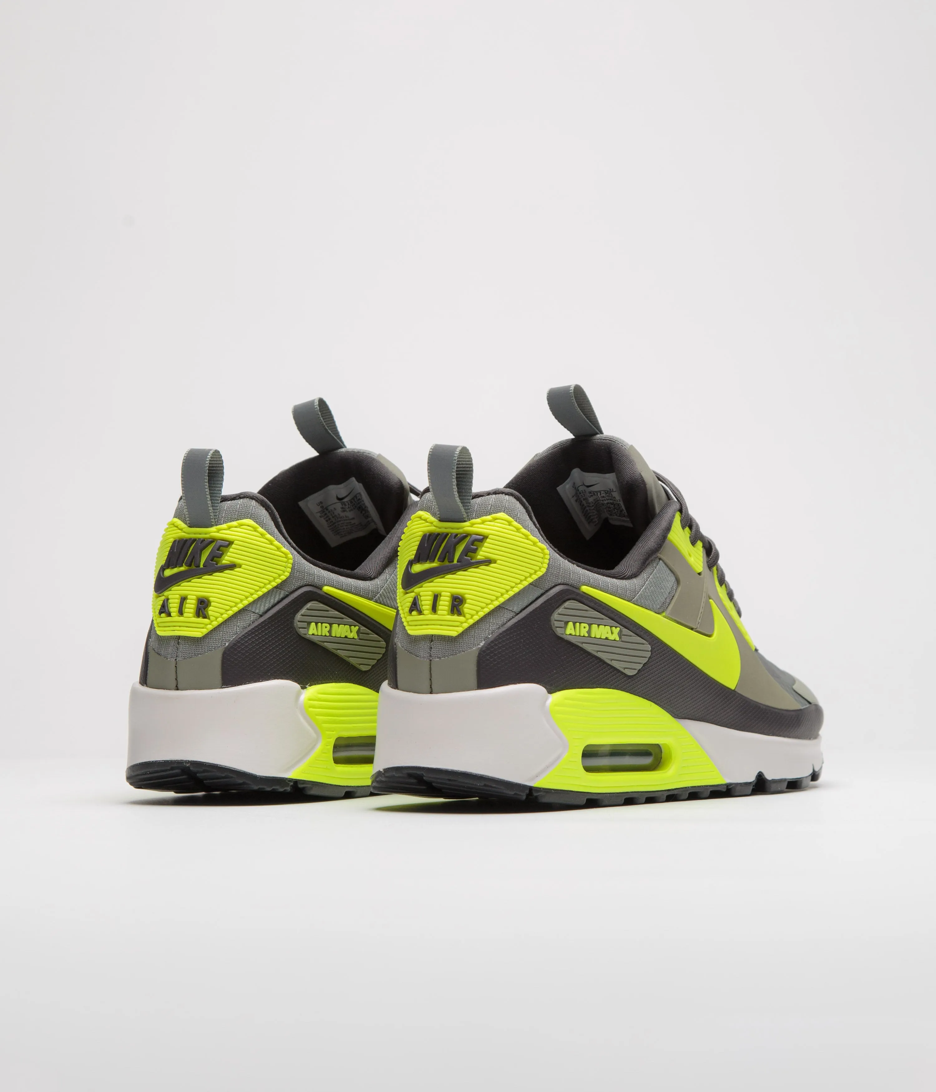 Nike Air Max 90 Drift Shoes - Light Army / Volt - Cargo Khaki - Cave Stone