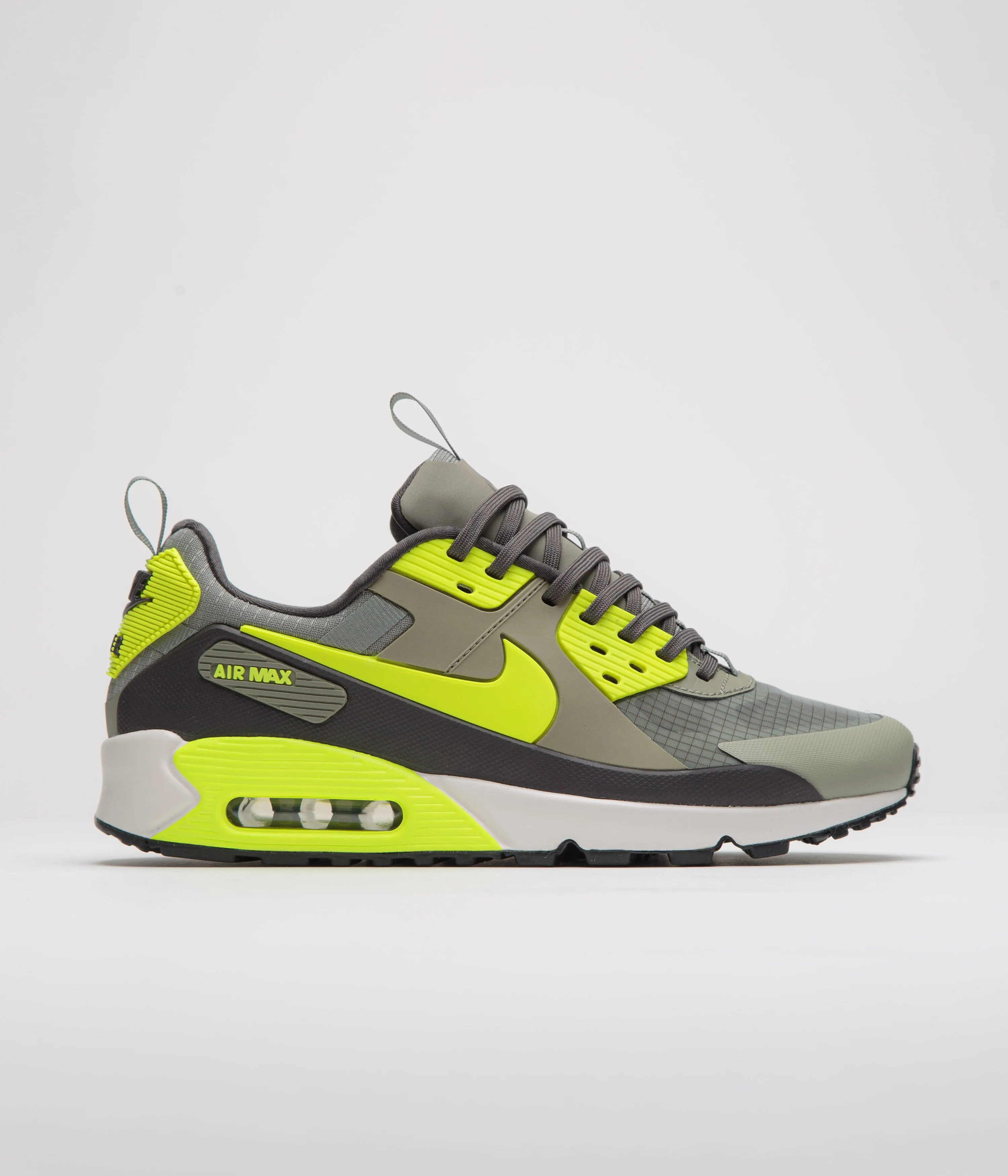 Nike Air Max 90 Drift Shoes - Light Army / Volt - Cargo Khaki - Cave Stone