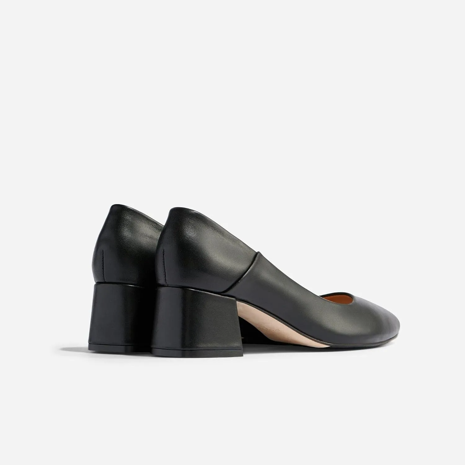 Nisolo Women's Fiorela Go-to Heels, from Dressy Casual to Any Occasions, 2" Heel Height, Soft & Breathable Leather Construction, Cushioned Memory Foam Insoles for Comfort, True to Size