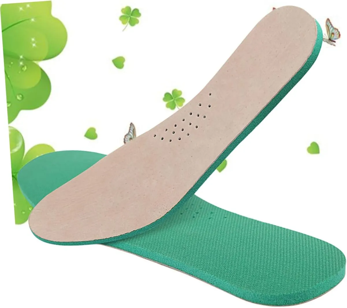 NOLITOY Ultra-Thick Sports Insoles Absorbent Insoles for Running Shoes for Men Women Size 45-46