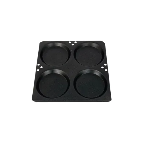 Non Stick Aluminum Idli Tray, 4 pieces Thatte Idli Tray, 12" x 12", Big Size