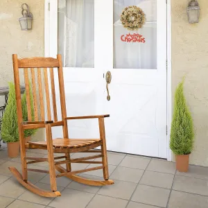 Nursery Rocking Chair Accent Chair Recliner Rocker Rocking Accent Chair with High Backrest Armchair Comfy Side Chair for Living Room Bedroom, Compact Nursing Chairs, Outdoor Porch Rocker Chair