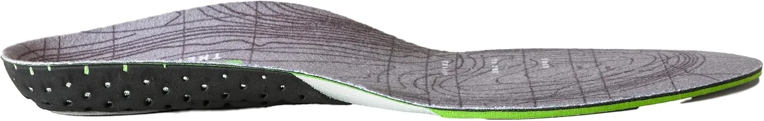 Oboz O Fit Insoles Plus Therm Green - Medium Arch, Green/Black - X-Large