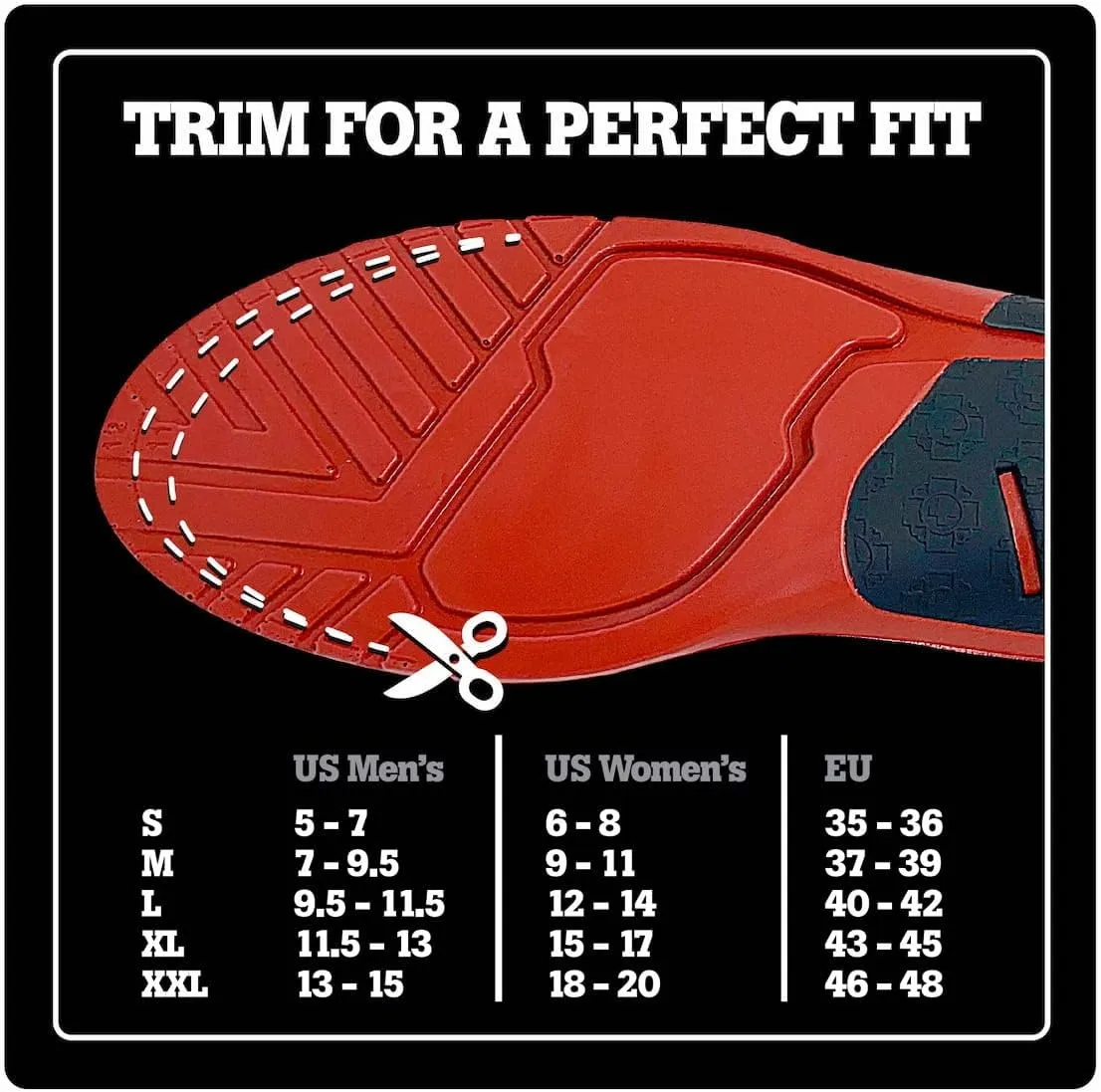 Old Bones Therapy Shock Absorbing Foot Insoles - Impact Protection, Arch Support and Improved Stability - Orthotic Insoles for Skateboarding, BMX, Motocross, Snowboarding and Ruling at Life (M)