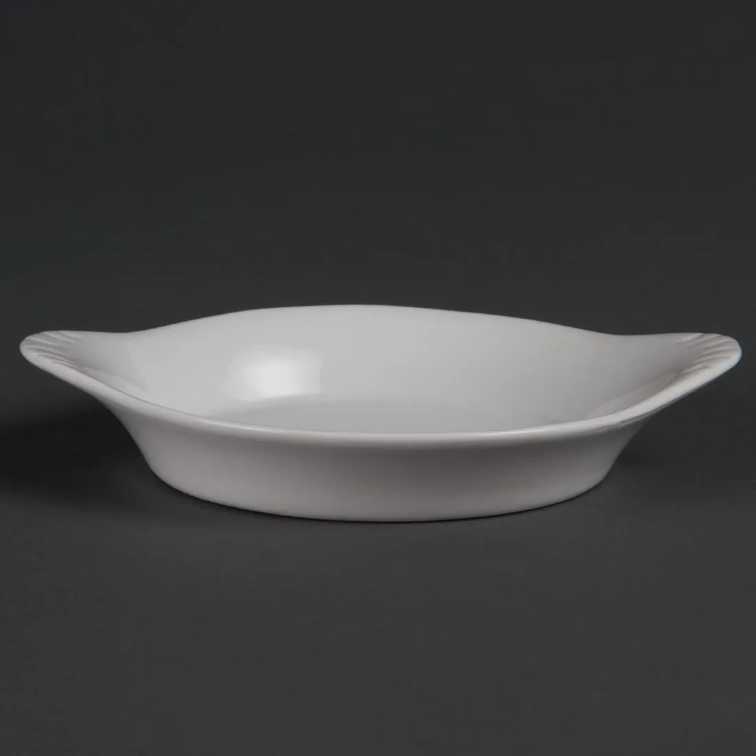 Olympia Whiteware Round Eared Dishes 156x 126mm (6 pack)