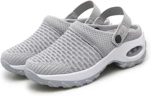 Orthopedic Clogs for Women, Wooden Shoes for Women, Air-Cushioned Wooden Shoes for Women