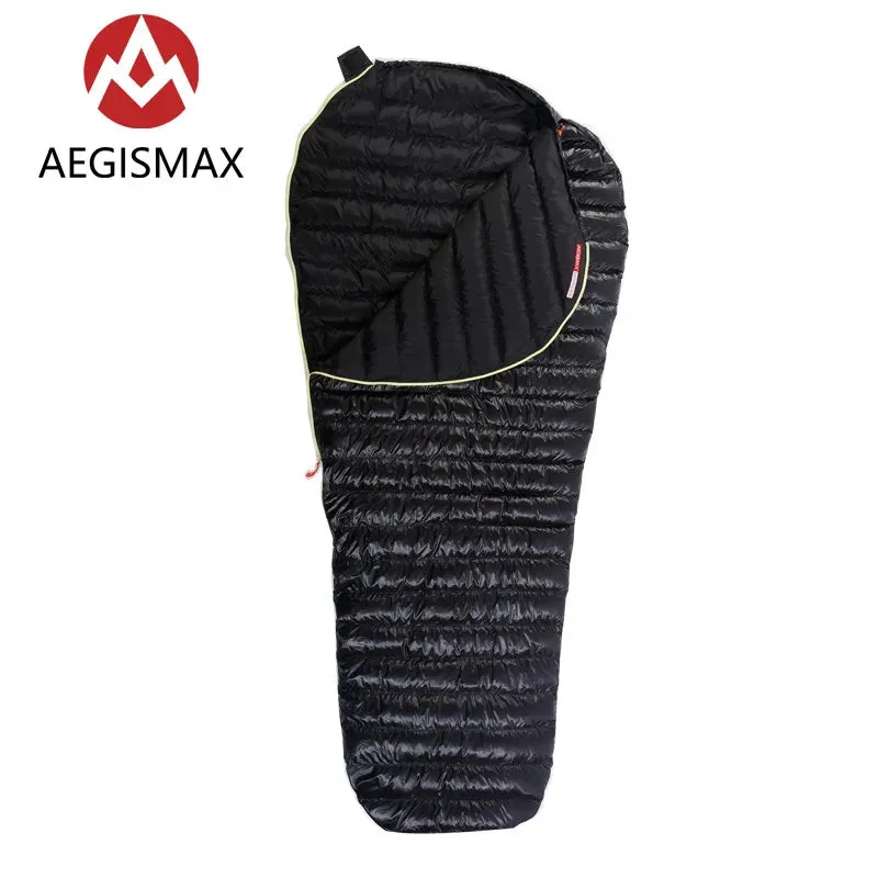 Outdoor Adult Portable Camping Double Sleeping Bag - Three-Season Ultra-Light 95% Goose Down
