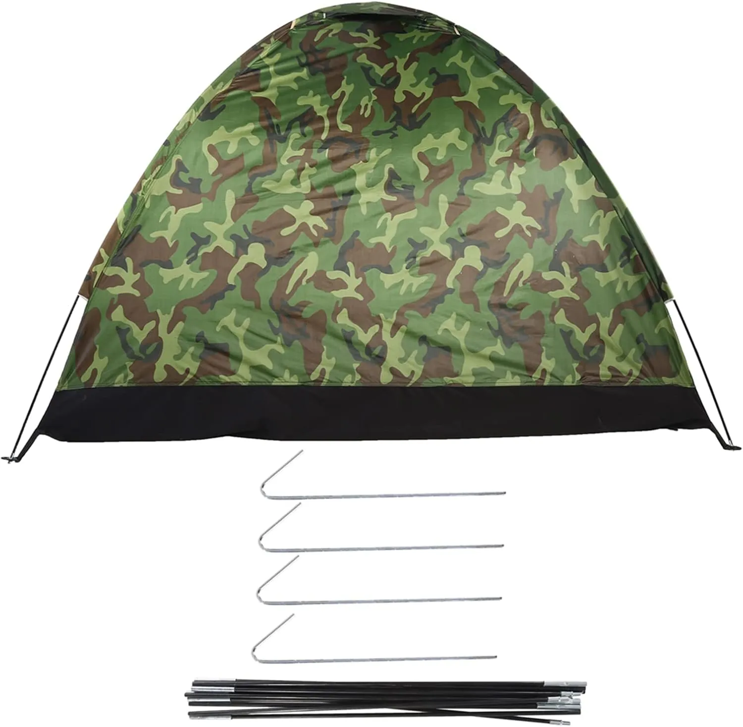 Outdoor Camouflage UV Protection Waterproof Big Tent for Family Camping Hiking Portable Windproof Dome Tent for Camping Hiking Traveling ﻿