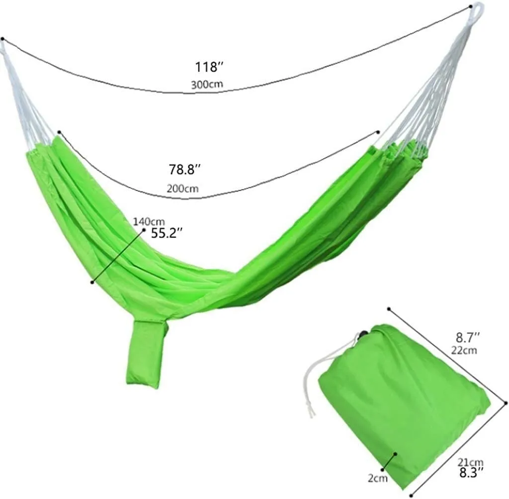 Outdoor Leisure Hammock Ultra-Light and Breathable Garden Patio Portable Travel Hammock Chair (Color : Gray)