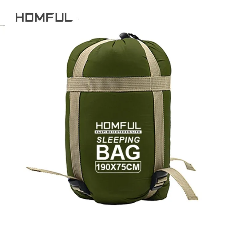 Outdoor Splicing Sleeping Bag Ultra Light Adult Portable Camping Hiking Bags Sleeping Bags Spring Autumn lazy bag