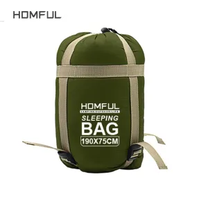 Outdoor Splicing Sleeping Bag Ultra Light Adult Portable Camping Hiking Bags Sleeping Bags Spring Autumn lazy bag